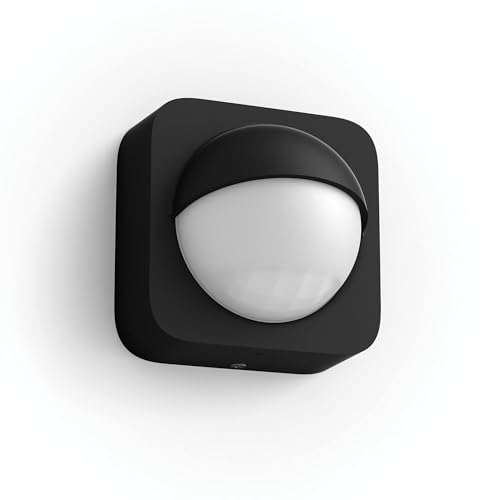 Philips Hue Zewnętrzny czujnik ruchu, inteligentne sterowanie oświetleniem, szeroki kąt widzenia, automatyczne działanie, łatwy montaż
