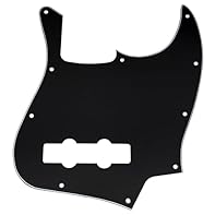 Fits genuine Fender American Standard Jazz Bass or Mexican Jazz Bass, for other Jazz bass style bass, you may need a modification for line up 10 mounting screw holes, without truss rod notch,no holes for thumb rest or pickup cover Plastic made, 2.0-2...