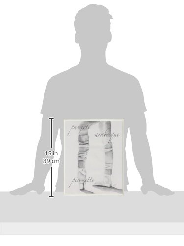 Plaque murale rectangle Stupell silhouette ballet d'enfant