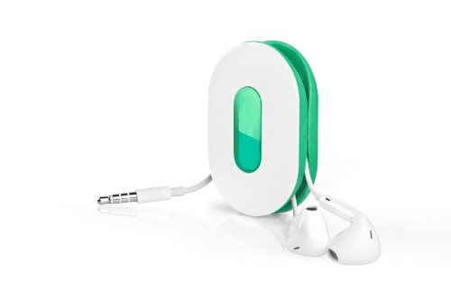 Dotz Wrapid Earbud Wrap For Cord And Cable Management, Emerald Green (Wid36M-Ce) #TOP3
