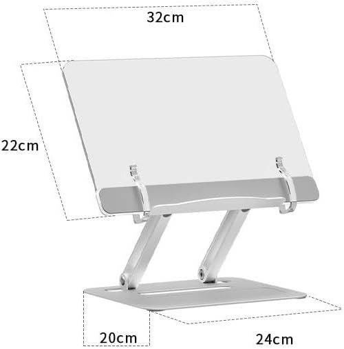 Multifunctional and Livable Reading Shelf Aluminum Alloy Acrylic Desktop Flat Stand image 3