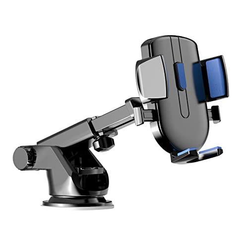 Yohota Car Phone Holder Mount,360 Degree Rotating Dashboard Magnetic Car Phone Mount,Compatible With All Mobile Phones (Black-Blue) #TOP13
