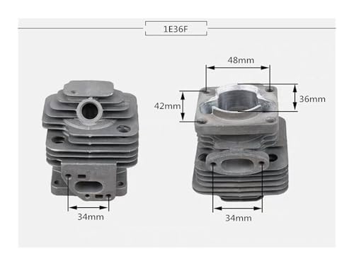 Cylindre 36 mm résout perte compression débroussailleuse TL33 CG330