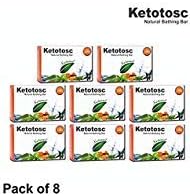Ketotosc Anti fungal and Antibacterial Soap, 75 gm Bathing Bar (Pack of 8 (21.16 ounce))