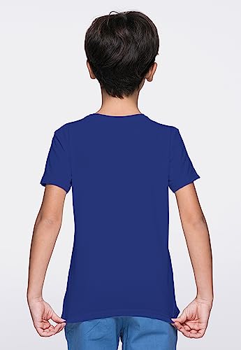 Image of T-HOC Kid Boys Cotton Plain Short Sleeve Regular Fit T Shirt | P