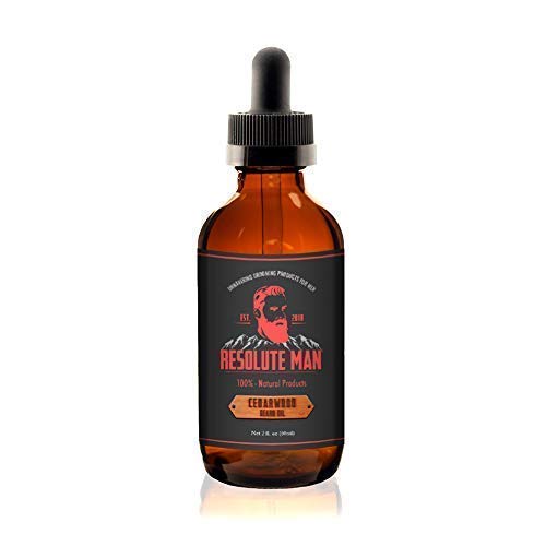 Resolute Man Handmade Cedarwood Beard Oil Leave in