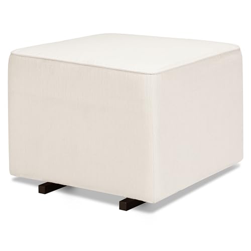 Davinci Universal Gliding Ottoman in Performance Cream Linen, Greenguard Gold & CertiPUR-US Certified - image 1