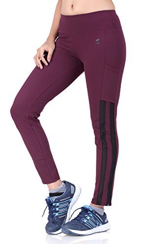 Image of Women's JUST-Dry Ankle Length Gym Workout Yoga Fitness Active Sports Pants
