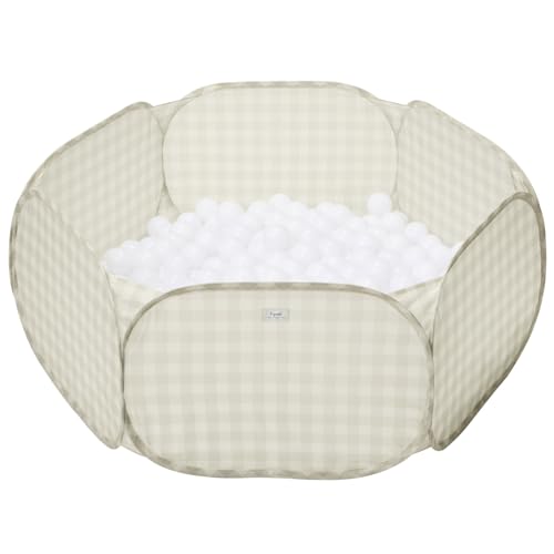 3 Sprouts - Piscine à balles pour Enfants - Piscine à balles pour bébé au Design Amusant - Idéal pour Jouer à l'intérieur - Tissu Durable (balles Non incluses)...