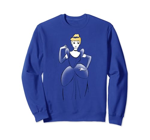 Sweat Disney princesse Cendrillon pull col rond imprimé robe de bal