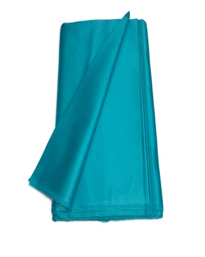 Image of BKRKJ Women's Cotton Silk Unstitched Fabric by Meter for Sewing Suit Salwar Chudidar Patiyala Shirt Kameez Blouse Kurta Pyjama Pathani jam Glace (5 Meter, Light Blue)