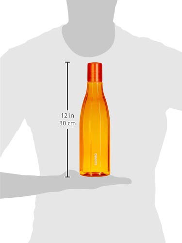 Image of Amazon Brand - Solimo Plastic Water Bottles 1L each - Set of 3, Multicolour