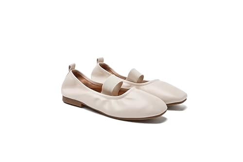 Mary Jane Shoes Women Comfortable Fashion Elastic Ankle Straps