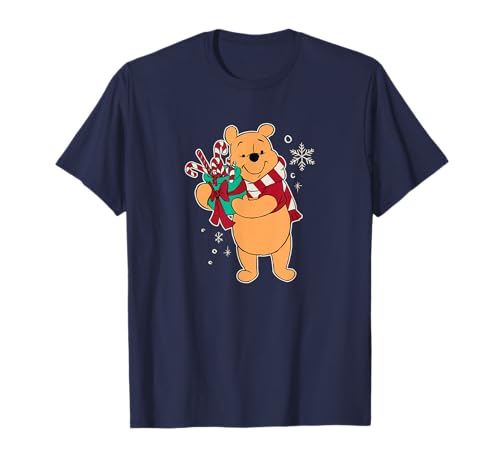T-shirt Disney Winnie Noël pour cocooning au coin du feu et soirées festives en famille