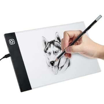 Prancheta Desenho com Luz LED A4 USB 3 Níveis de Iluminação Transposição Desenho Infantil Profissional Mesa Led para Desenhistas Premium