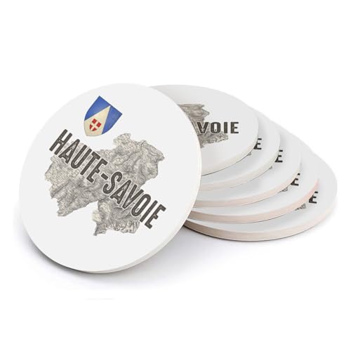 Sous-verre céramique absorbant Haute-Savoie anti rayure