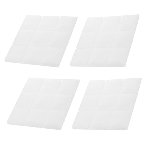 Paneles Acústicos de Pared Canceladores de Ruido Milisten 4pcs, Tableros de Espuma Aislantes Acústicos para Estudio en Casa Ktv