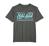 Málaga España Viajes Vacaciones Recuerdo Playa Camiseta