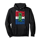 Minecraft 4th Of July Creeper Boom American Colors パーカー