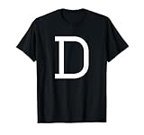 Photo Gallery t-shirt divertente con lettera d alfabeto monogramma varsity maglietta Photo Gallery t-shirt divertente con lettera d alfabeto monogramma varsity maglietta