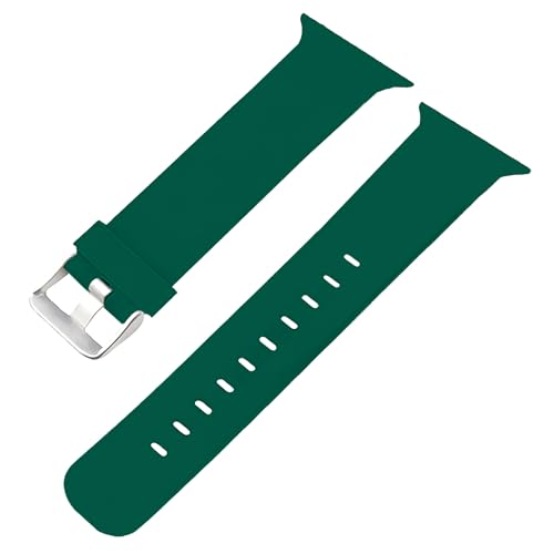 Image of ACM Watch Strap Slide 42MM 44MM 45MM 46MM 49MM Silicone Belt Compatible With Boat Wave Elevate Smartwatch Classic Casual Band Green