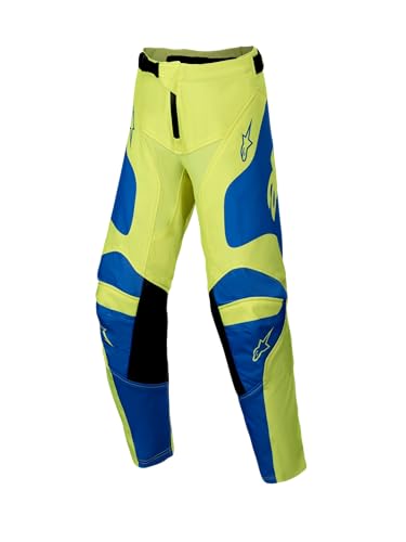 Pantalons motocross Alpinestars Racer Veil gris jaune taille 24 pour jeunes pilotes