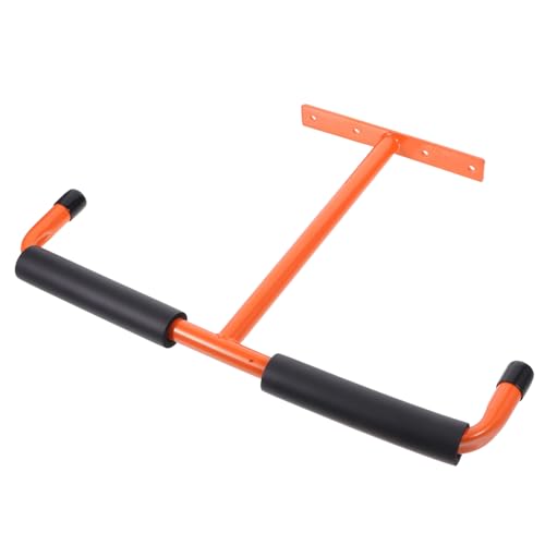 SHINEOFI gancho de techo perchas de techo de garaje soporte de escalera estante de pared de kayak almacenamiento de bacas en el techo del garaje espuma Orange