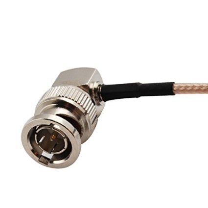 Eonvic 75 Ohm BNC Male Right Angle RG179 Coax Cable for BMCC BMPC Hyperdeck Cameras 45cm, 1PC - Image 4