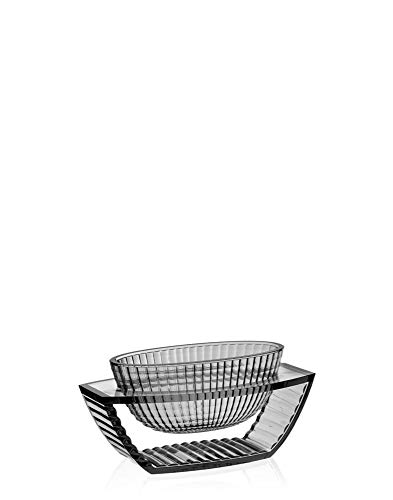 Kartell U Shine Centrotavola, PMMA Trasparente o colorato in Massa, Fumè