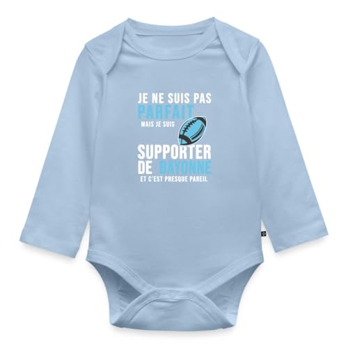 Body bébé Bayonne manches longues bio : cadeau de naissance idéal