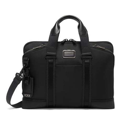 TUMI - Alpha Bravo Academy Brief - Compact Laptop Briefcase - Travel Laptop Bag - 11.8' X 15.5' X 2.0' - For 15' Laptop - Black