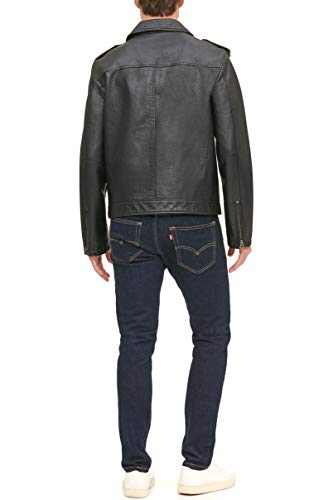 Levi's Men's Faux Leather Classic Motorcycle Jacket2