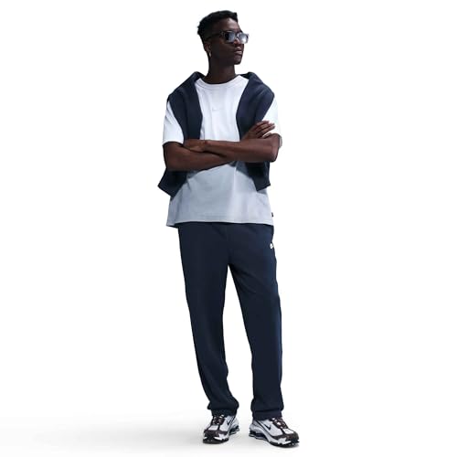 Pantalon French Terry Nike Sportswear Club homme coupe droite avec ourlet ouvert confortable