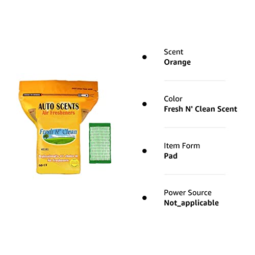 Fresh N' Clean Scent Professional Air Freshener Pads - Remove The Worst Smells With These Heavy Duty Pads (60 Pads Per Pack) (Fresh N' Clean Scent) #TOP2