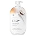 Olay Body Wash for Women, Ultra Moisture, 24/7 Moisture Barrier Repair, Hydrating Formula for Visibly Healthy Soft Skin, Vitamin B3 & Hyaluronic Blend, For All Skin Types, Coconut Oil Scent, 35 fl oz