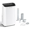 TECXERLLON 15,000 BTU Portable Air Conditioner for Large Rooms up to 800 Sq.Ft., 4-in-1 Portable AC Unit with Cooling, Dehumidifier, Fan & Sleep Mode, Self-Evaporating, 24H Timer, Remote Control