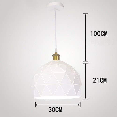 Lustre créatif géométrique suspendu en métal avec base E27 - 7
