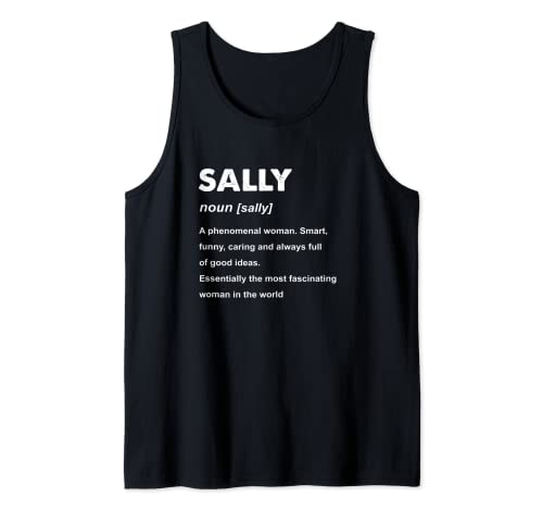 Nombre de Sally Camiseta sin Mangas