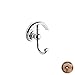 Newport Brass 38-12 Ithaca Single Robe Hook, Antique Copper