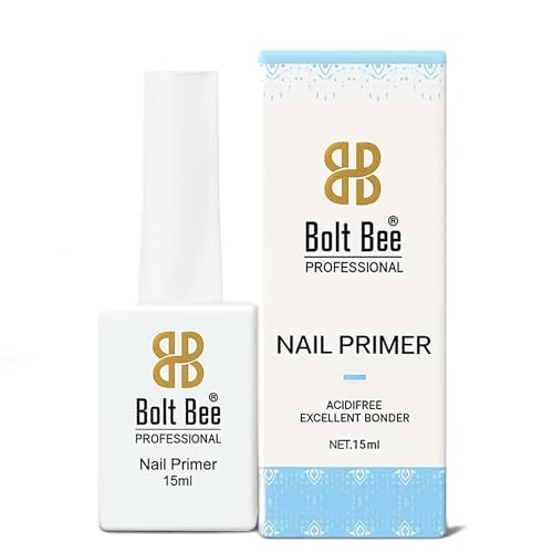 Image of Bolt Bee Professional Natural Acid-Free air dry Primer for Acrylic and Gel Nail Polish, Non Acid Primer for UV Gels Fast Dry Superior Bonding Agent