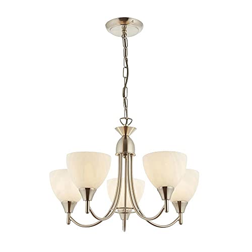 Image of Classical 5 Light Style Chandelier Finish: Satin Chrome
