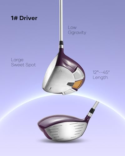 8-Piece Womens Golf Club Set
