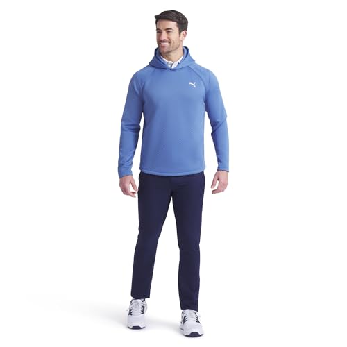 Image of Puma Golf Men's Standard Pebble Hoodie, Blue Horizon