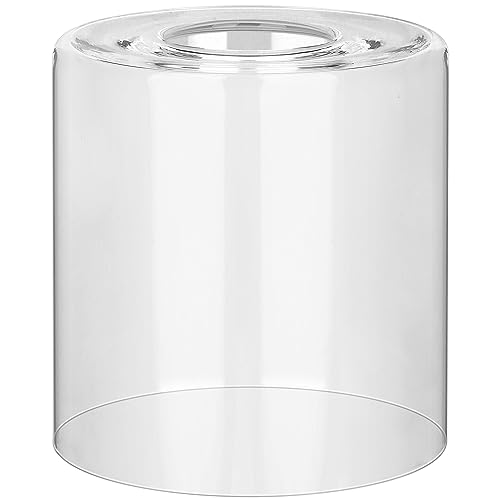1 Pack Clear Glass Shade Cylinder Glass Lamp Shade Replacement Shade for Pendant light Floor lamp Desk lamp Wall Sconces and Bathroom Light Fixtures