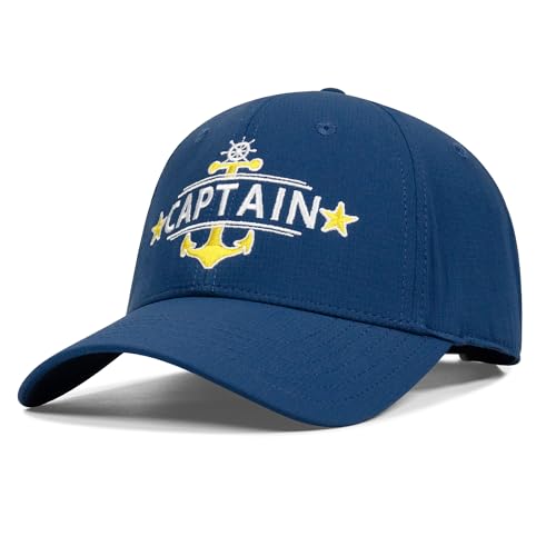 Image of Captain Hat for Men Women,Cool Boat Gifts for Boat Owners,Boating Gifts Accessories for Dad
