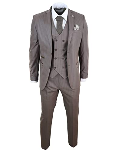 Costume 3 pièces homme à rayures la solution pour une silhouette formelle élancée et chic