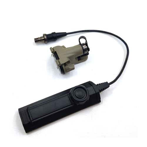 EOTACTACTICAL SR07 DS-SR07 UE-SR07 XT07 Switch Remote Dual Switch Fit for M300 M600 X400 Flashlight ScoutLight WeaponLight SF Replacement Rear Cap Assembly (TAN XT SR07)