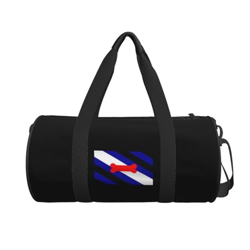 Puppy Play Pride Flag Convertible Garment Bag with Shoulder Strap, Carry on Garment Duffel Bag for Men Women - Rolling Foldable for Travel Luggage Bags (Black)2