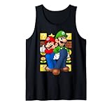 Nintendo Super Mario Luigi Thumbs Up Graphic Tank Top