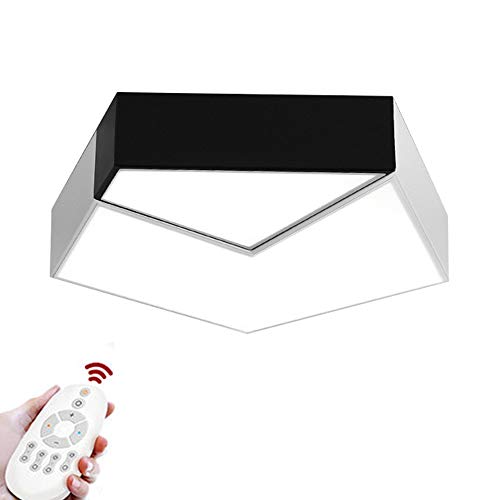 Sheen Dormitorio Led 18w Acrílico Lámpara De Techo, Montaje Empotrado Ultradelgado Moderna 12" Plafón Lámpara Dormitorio Salón Pasillo Pasillo-28x28x8.5cm Oscurecimiento